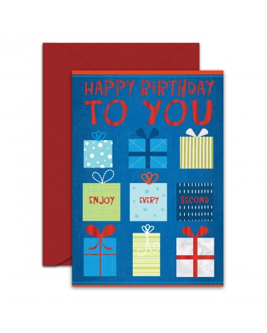 Greeting Card - GC2916-HAL124 - Birthday